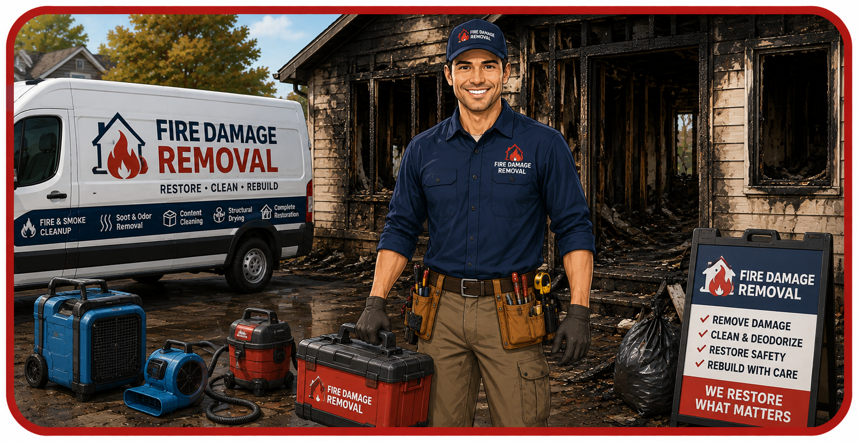 Professional Fire Damage Removal Service
